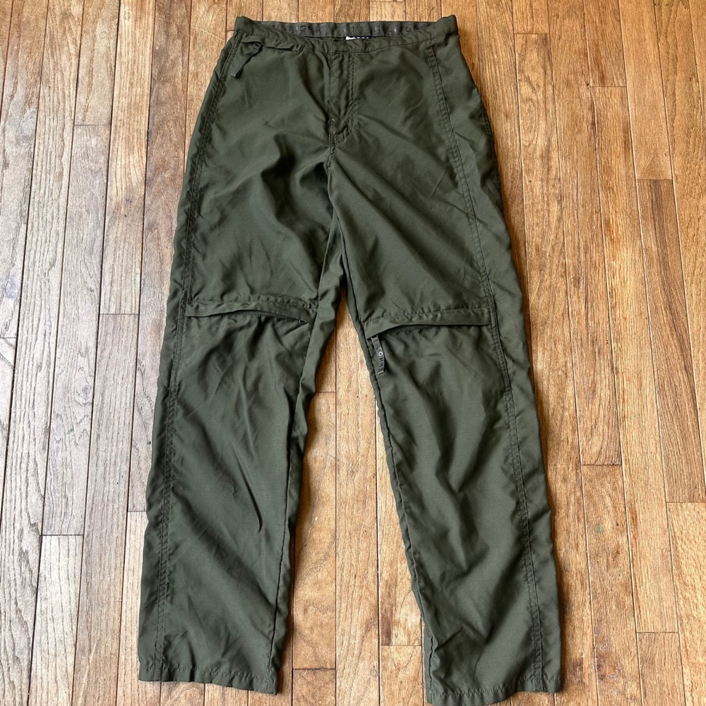 90s Vtg Tommy Hilfiger Cargo Pants Women 6 Outdoor Hiking Olive Green Gorpcore